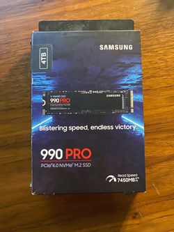 Samsung - 990 PRO 1TB Internal SSD PCle Gen 4x4 NVMe Rating 4.9 out of 5 stars with 517 reviews 4.9