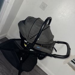 Joie Ginger And Mint Latch Travel System 