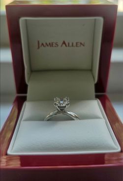 James Allen platinum diamond ring
