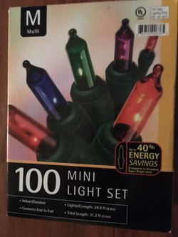 Christmas mini lights 100 set