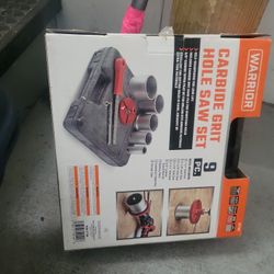 Carbide Grit Hole Saw Set 9pc