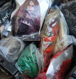 Halloween Costume Wigs and Accessories Lot 20.00 free