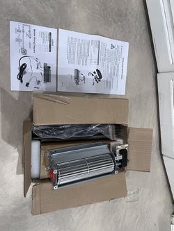 Fireplace Blower Fan Kit GZ550 Variable Speed With Thermostat For Gas Fireplace Insert Stove New