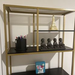 Black N Brass  Display Shelf 