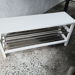 Shoe Rack With Bench