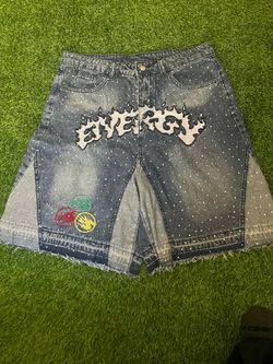 ROMWE MEN Fashion Denim Shorts