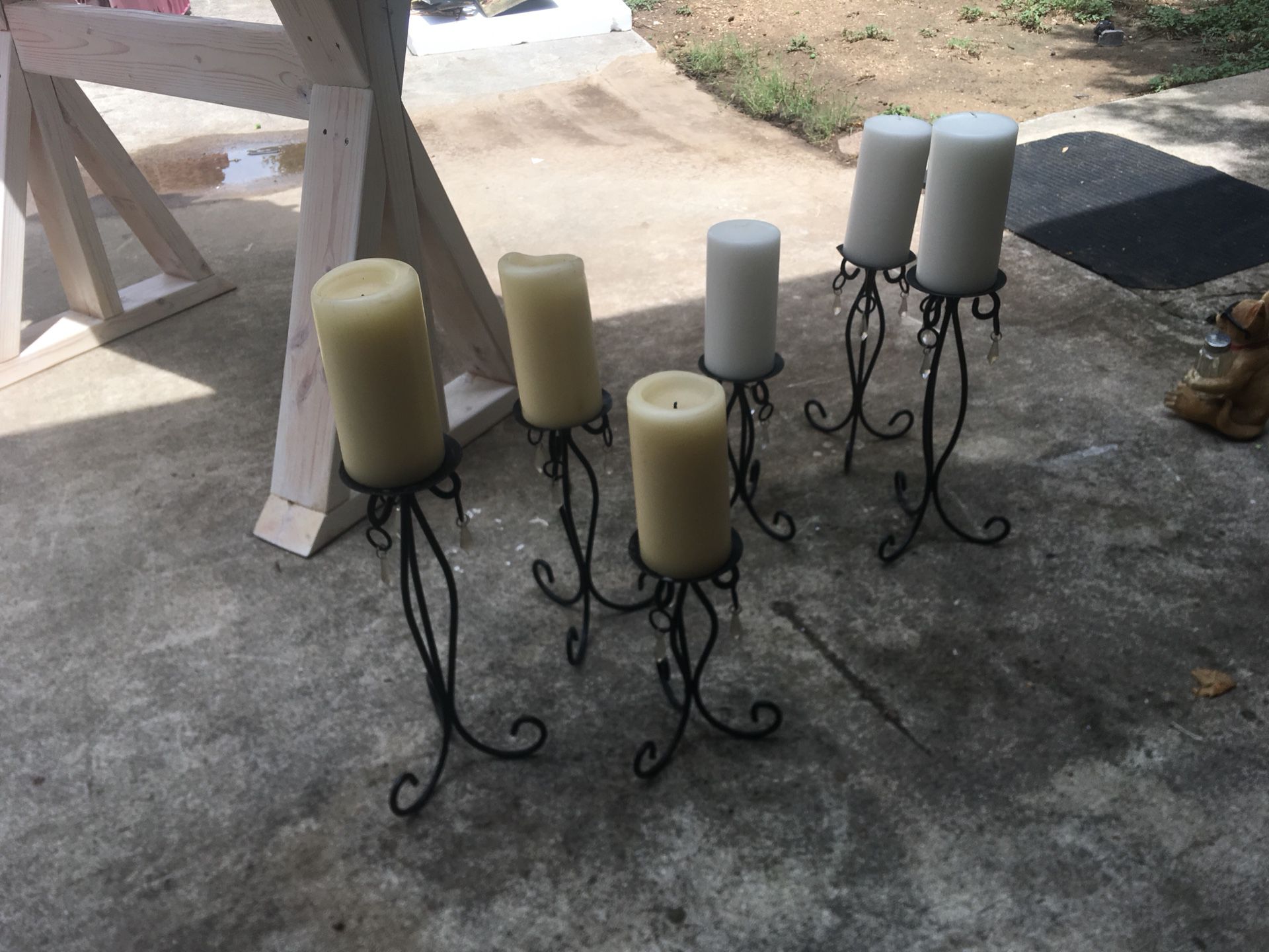 6 Candle Holders