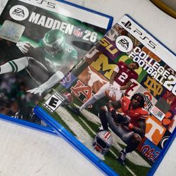 CFB 26 & Madden 26 PS5 