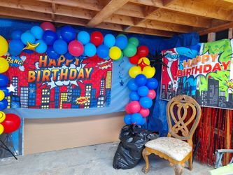 Super Heroes Party Decoration bundle
