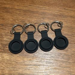Compatible with AirTag Case Keychain Air Tag Holder Silicone AirTags Key Ring Cases Tags Chain