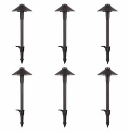 LED Outdoor Landscape Weather Resistant Path Light (6-Pack)