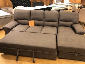 Brown sectional sofa