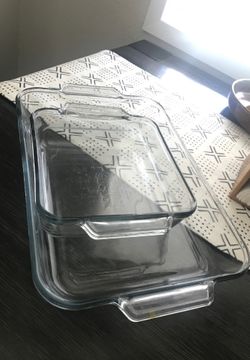 Anchor Hocking Bakeware Tempered Tough Glass - $15 for both