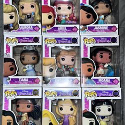 Disney Princess -  New - Funko Pops