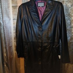 Juliet Michelle By Adler Leather Jacket Black