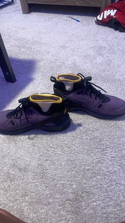 Nike Air Huarache Purple Yellow Sneakers