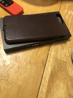 Mophie 7 plus or 8 plus charge force brown leather wireless conversion