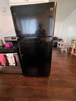 Black refrigerator