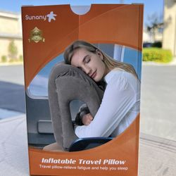 Inflatable Travel Or Nap In Office Pillow