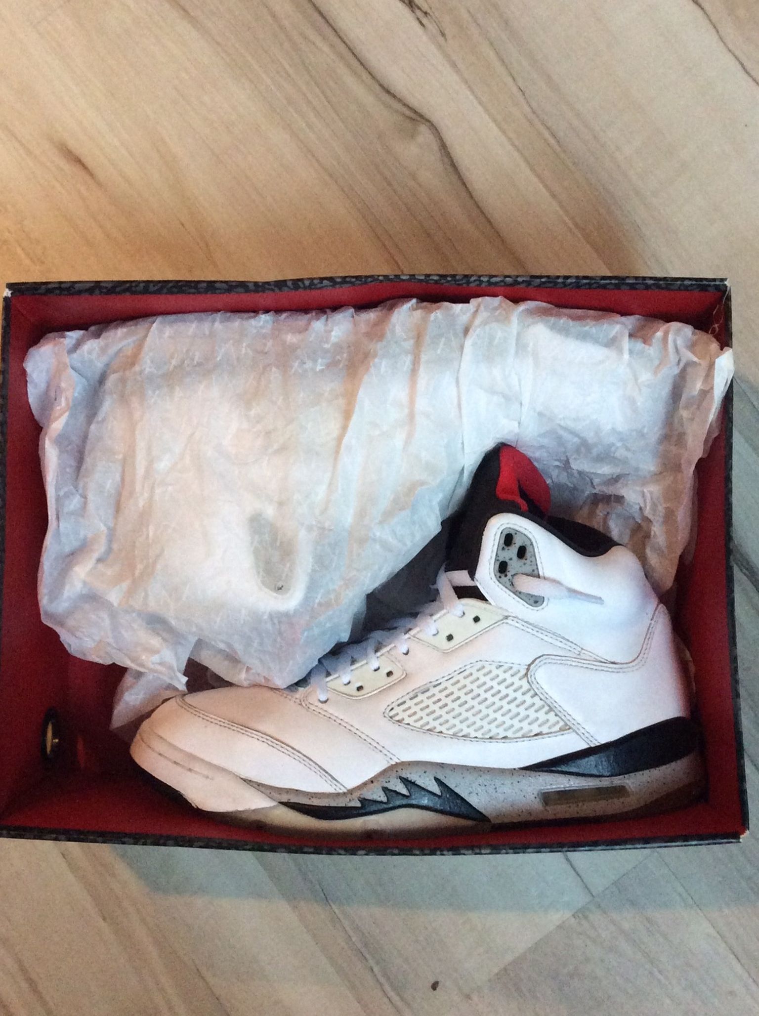 Jordan 5 White Cement
