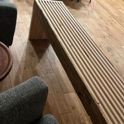 Modern Slate Style Bench / Coffee Table