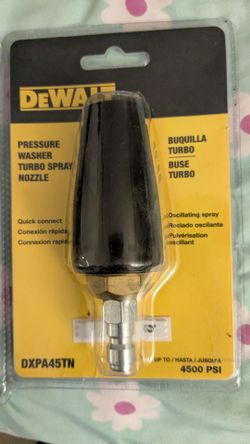 zero tips for a pressure washer