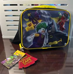 LEGO Batman Movie Lunch Bag NWT Batman Joker Batgirl Robin Harley Quinn