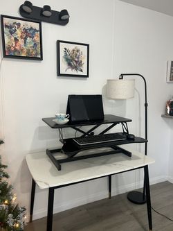 NEW - Pneumatic desk computer desk standing office table