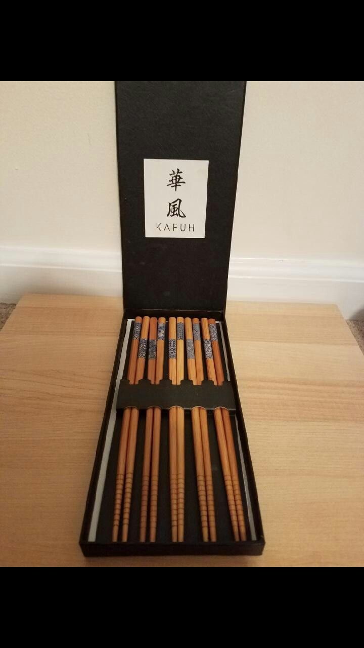 New KAFUH Chopsticks - 5 Sets