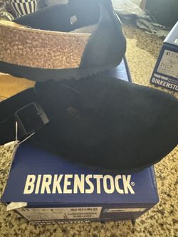 Birkenstock Clog Black Suede