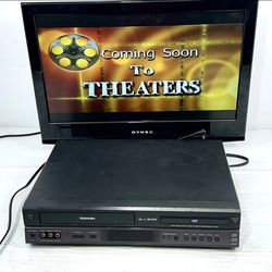 Toshiba SD-K200U VCR DVD Combo VHS Recorder Player, Display Dim