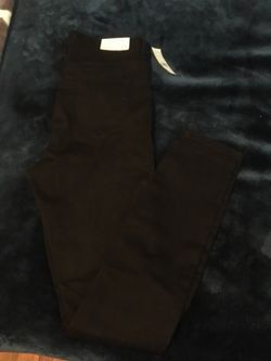 All black skinny stretch pants PACSUN 25