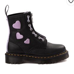 Dr. Martens 1460 8-Eye Zip Heart Boots