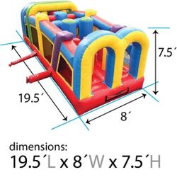 Obstacle Course Bounce House 