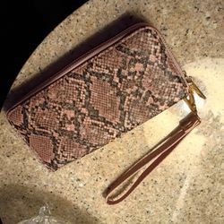 Pink Snake Wallet 