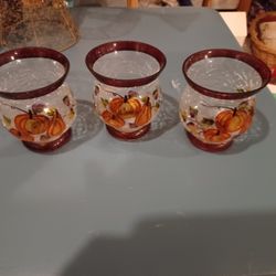 Pumpkin Candle Holders 