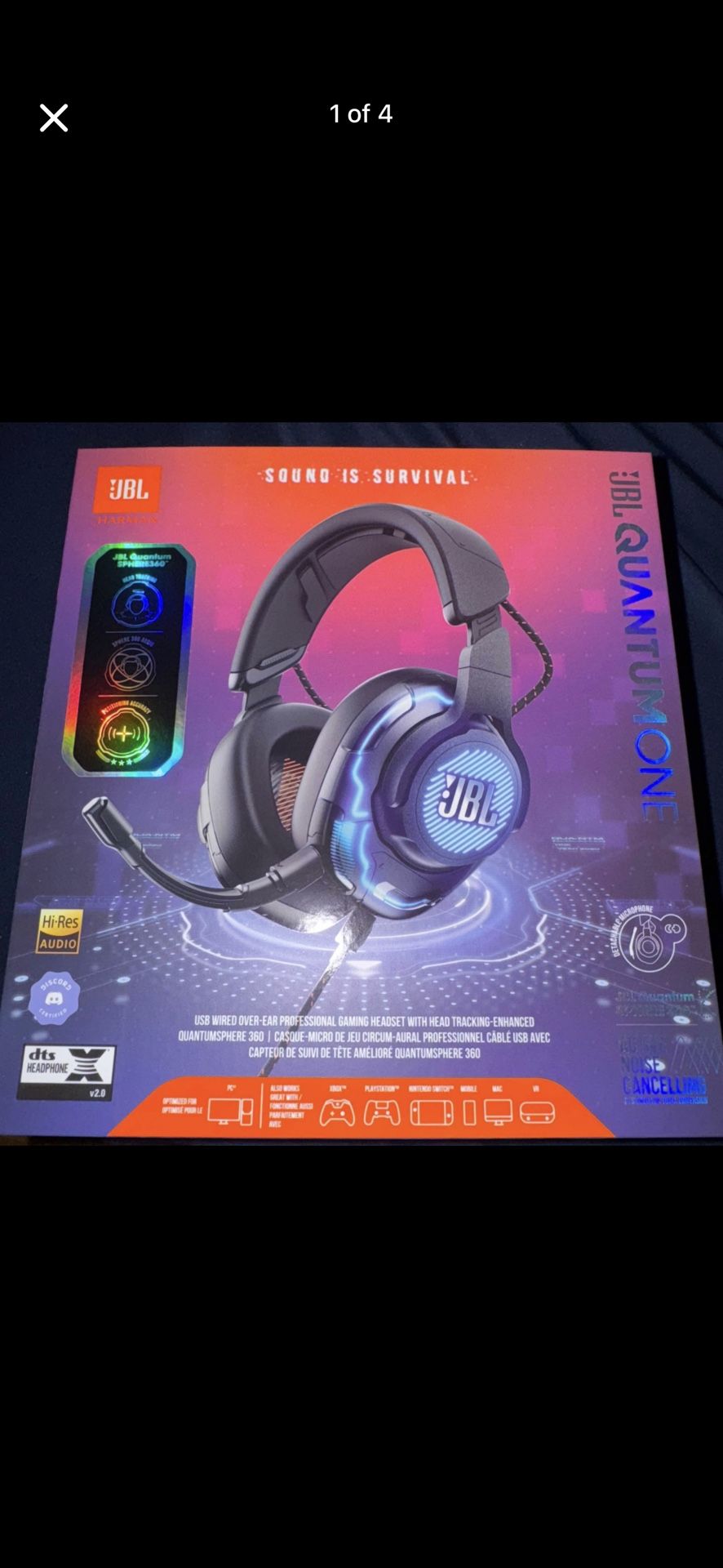 JBL Quantum One Gaming Headset