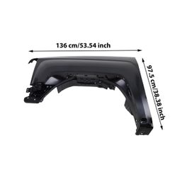 Right -side Front Passenger Fender For 14-18 Chevrolet Silverado 1500 Steel Primed