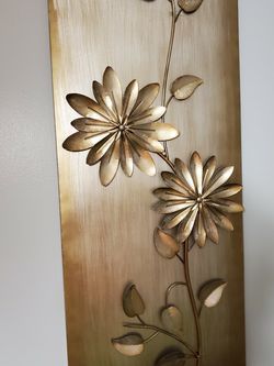 Metal Gold/silver Art 18 X 44