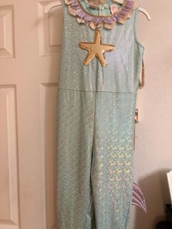 7/8 girl mermaid costume