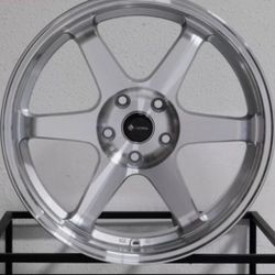 18x8.5/18x9.5 Silver Wheels Vors TR37 5x114.3 35/35 (Set of 4) 73.1