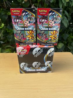 Pokemon Chaos Rising Booster Box And Booster Bundles