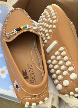 Riomar shoes   8 1/2  THE TAN - DECK DRIVER