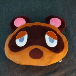 Nintendo Animal Crossing Tom Nook Large 15" Pillow Plush Club Mocchi Mocchi Tomy