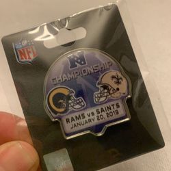 NFC Championship Game Rams vs Saints Game pin