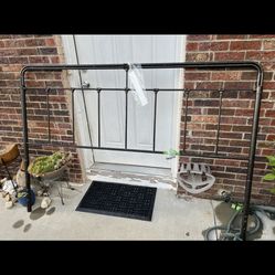 King Size Headboard and Frame. With Box Springs If Needed