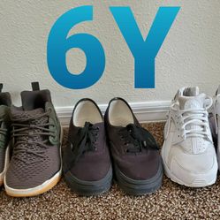 Jordan/Vans/Huarache boy shoes size 6Y