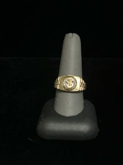 10K man’s ring diamond