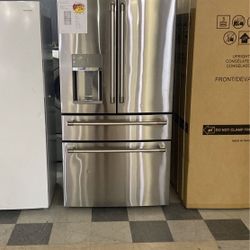 Ge Cafè 4 Door French Door Refrigerator With Water Dispenser And Flexzone Drawer HU