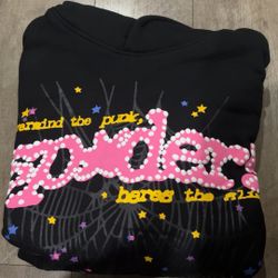Brand New Sp5der P*nk V2 Hoodie Size L never Worn!!!
